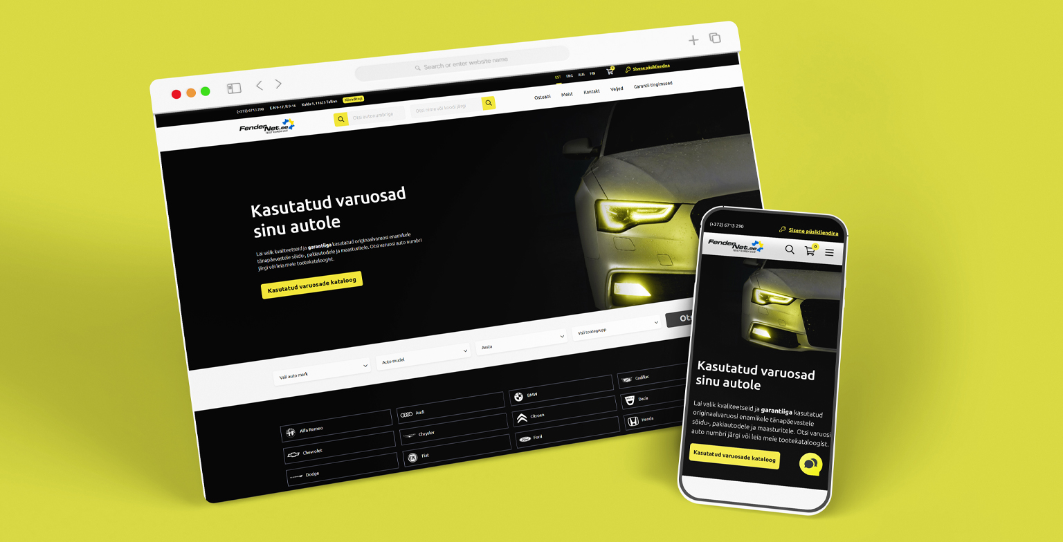 Autovaruosade müümisega teglevale ettevõtte Ventara meetodi loojate poolt tehtud e-poe uuendus
